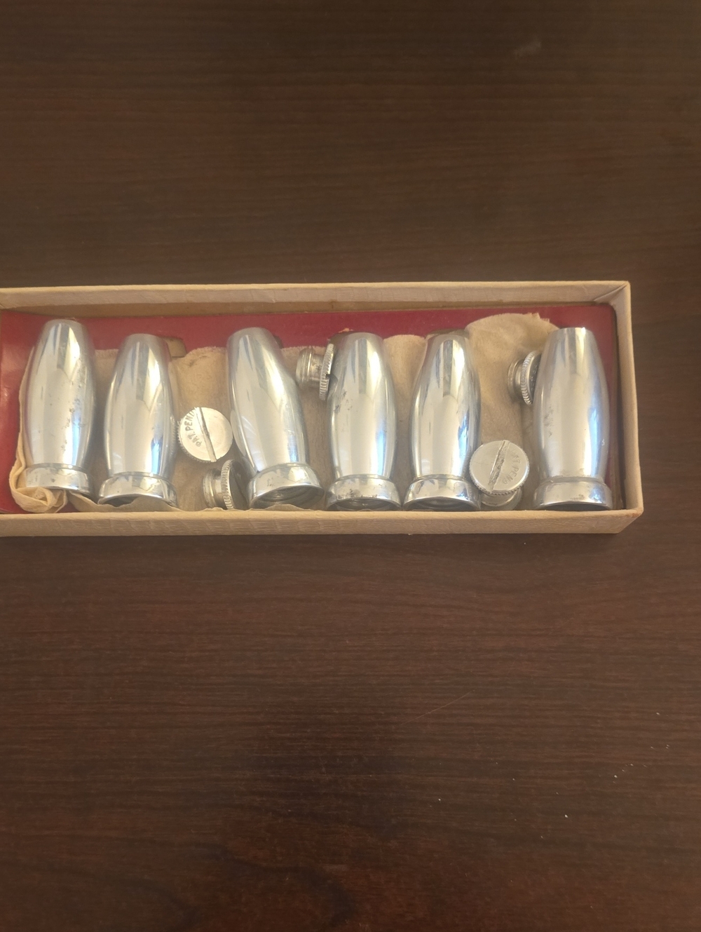 Vintage Mini Shakers - Metallic Silver